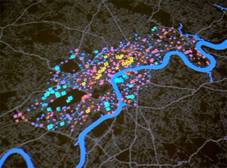 CASA visual map of London