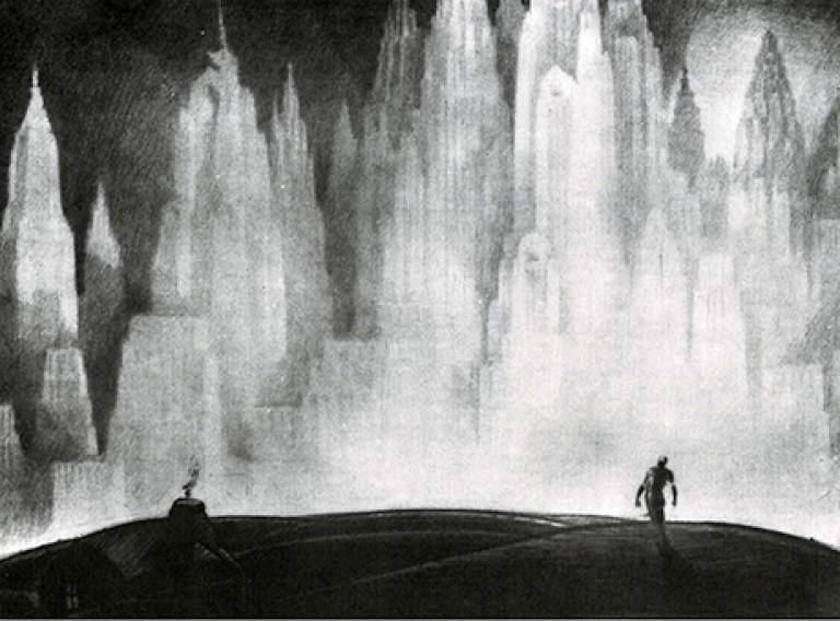 Hugh Ferriss, 'The Metropolis of Tomorrow' (1929): image courtesy of http://www.flickr.com/photos/paulmalon/5534710271/in/photostream/