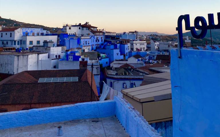 Rooftops of Moroccan houses