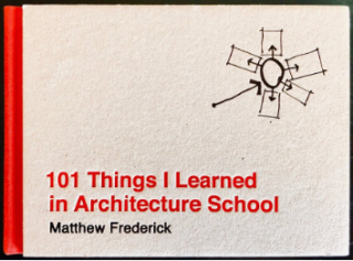 Book cover: 101 things I learnt in Architecture School