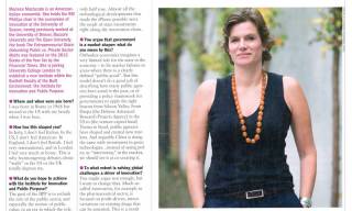 Times Higher Education Mariana Mazzucato interview