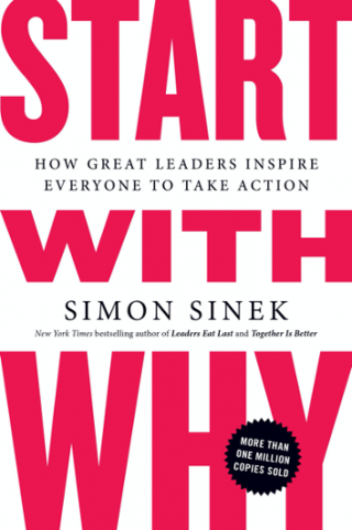 Book cover: Start with why