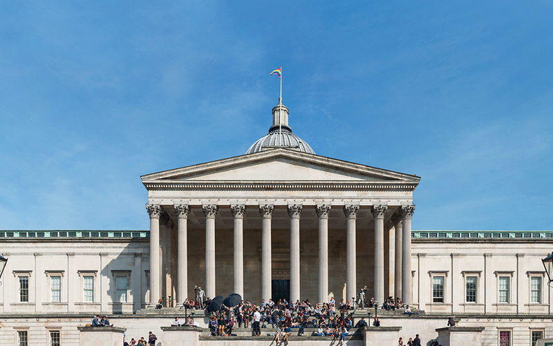 UCL portico - link to campus tours