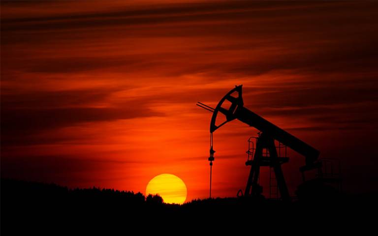 Crude oil sunset
