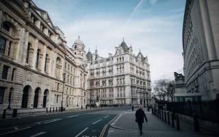 Photograph of Whitehall in London