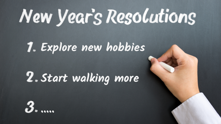 New Years resolution list
