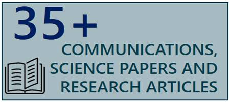 35 plus communications, science papers and research articles