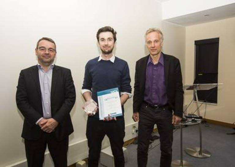 Thomas Blacker awarded UCL CNT Prize