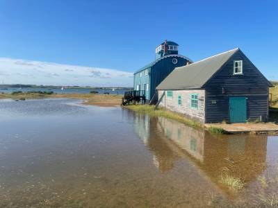 Blakeny Life Boat House - after tidal surge