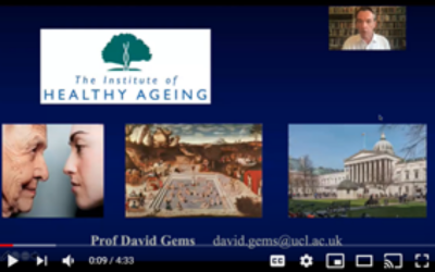 image of screen grab video on the Institute of Healthy Ageing
