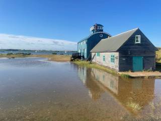 Blakeny Life Boat House - after tidal surge