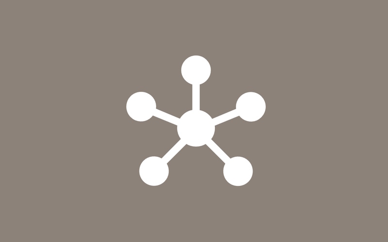 icon organisation - on dark grey