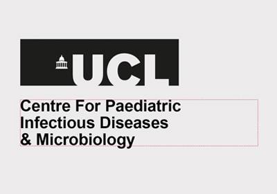 UCL logo lockup Centre for Paediatric Infection Diseases and Microbiology