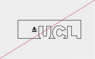 UCL logo - Don't outline it