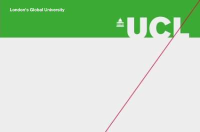 UCL banner - do not use colour not in the colour palette