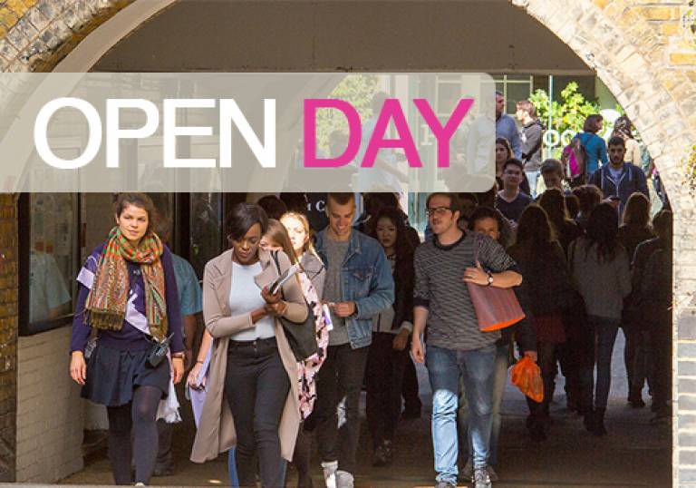 People attending an Open Day