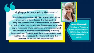 Why engage patients as stakeholders