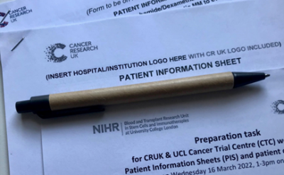 Patient Information Sheets and questions for workshop