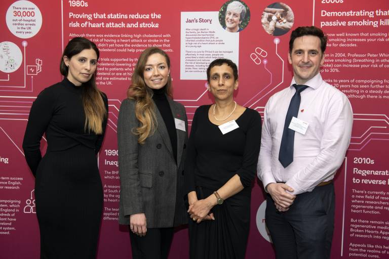 LHA researchers at BHF event