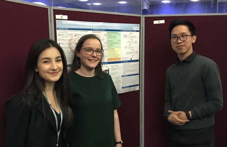 image of MSc students who participated by creating poster 
