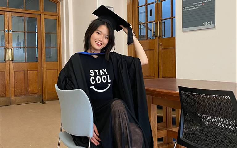 An image of UCL student Fanhui.