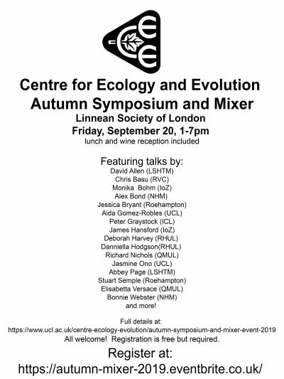 CEE Autumn Symposium Flyer 2019