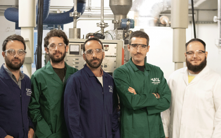 Research Group Image of Domenico Macri, Stefano Iannello, Dr. Massimiliano Materazzi, Fabio Grimaldi and Alex Sebastiani