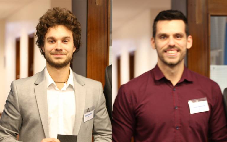 Marco Quaglio and Ioannis Gkioulekias win poster prizes at the CPSE Annual Consortium Meeting