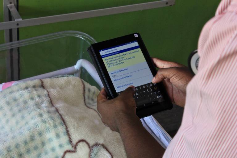 Neotree mhealth app in use in Zimbabwe