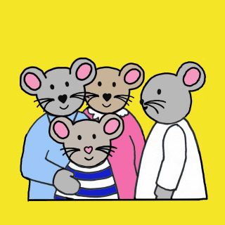 Mice Family Illustration