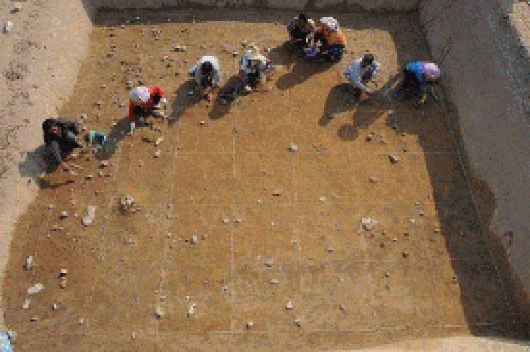 Excavations at Xincun Site, Guangdong, China, ca. 3500 BC