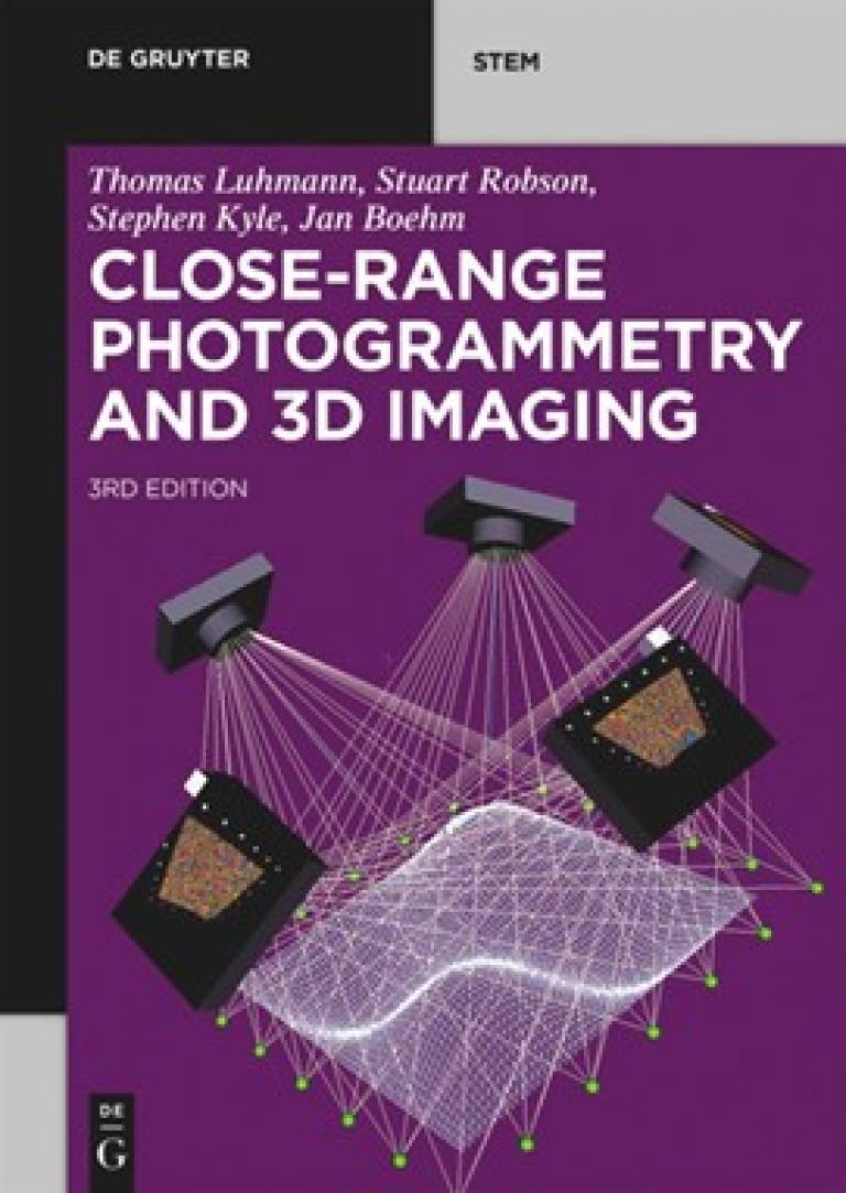 Close range photogrammetry book cover
