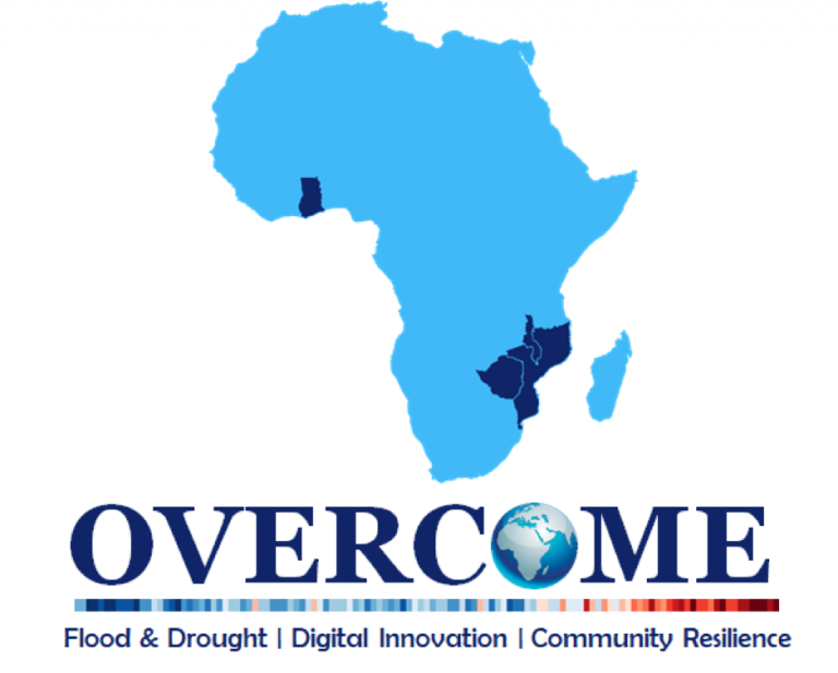 Overcome logo - outline of African continent