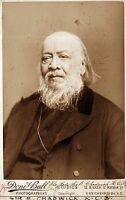 A picture of Sir Edwin Chadwick, British public health reformer.