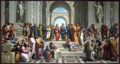 Plato Aristotle by Raphael