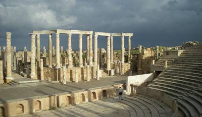 Leptis Magna theatre