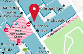 Gordon House map