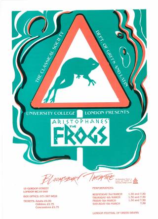 1993 Frogs poster
