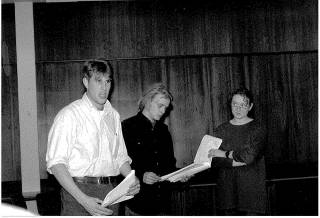 1996 Bacchae rehearsal pic 1