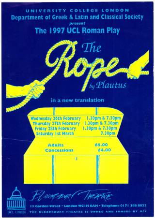 1997 The Rope poster