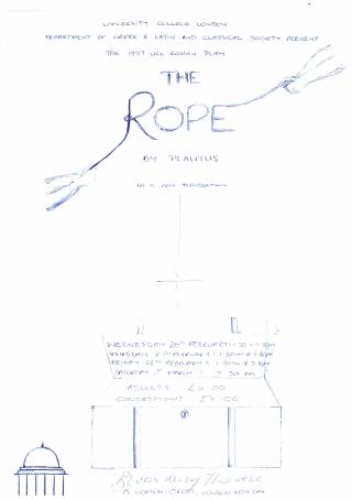 1997 The Rope poster design