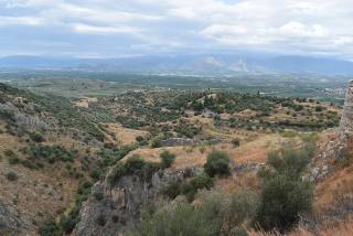 View across the Argolid region, from Mycenae