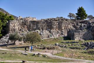 The Cyclopean walls of Mycenae