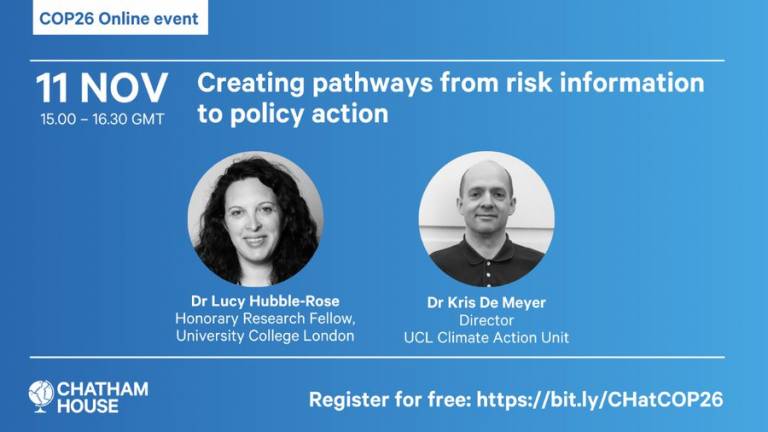 Advert for Policy Pathways simulation