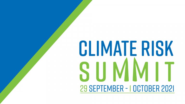 Climate risk summit logo