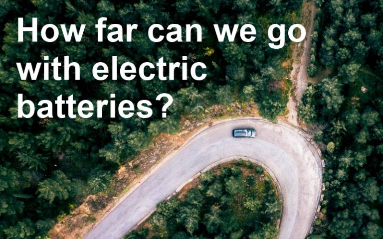 How far can we go with electric batteries?