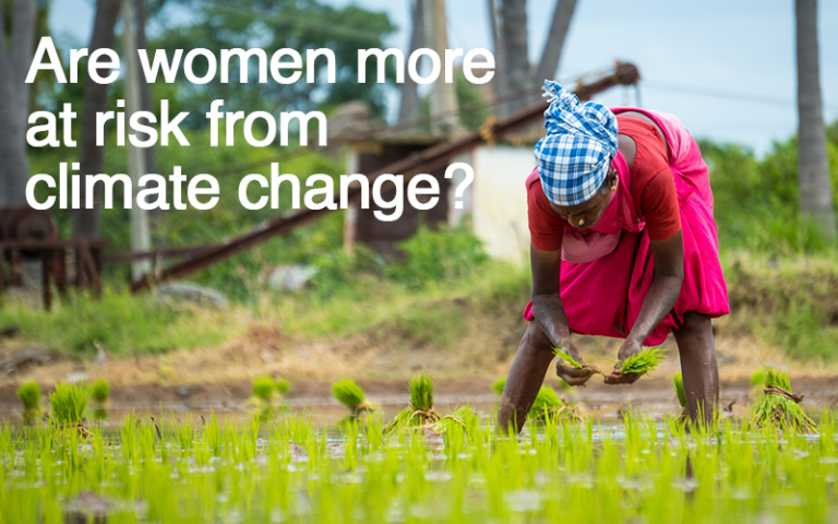 Are women at more risk from climate change?