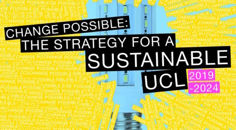 Sustainable UCL Strategy cover