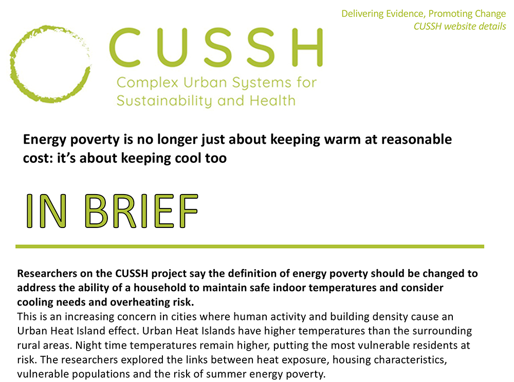 Energy poverty is no longer just about keeping warm at reasonable cost: it's about keeping cool too