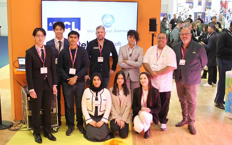 IXN students and staff with Bett and Intel staff